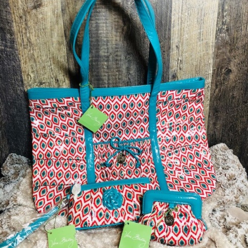 SOLD!! Vera Bradley Take Me With You Tote + Accessories
